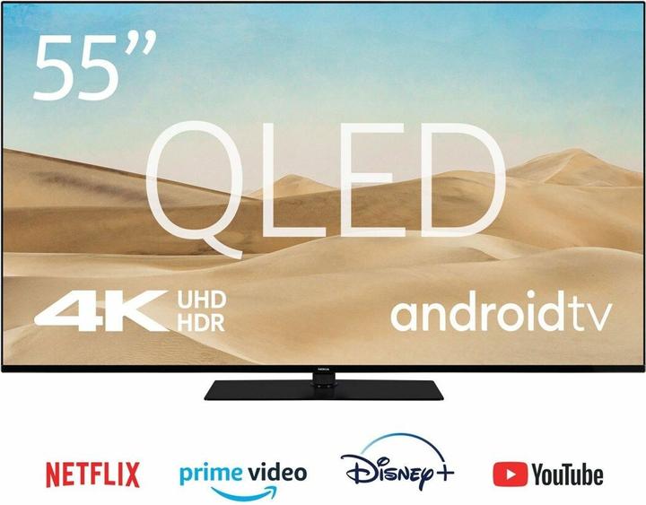 Productafbeelding Nokia QNR55GV215ISW TCS SMA XXX UHD 139 QNR55GV215ISW (55", QLED, UHD, 2022)