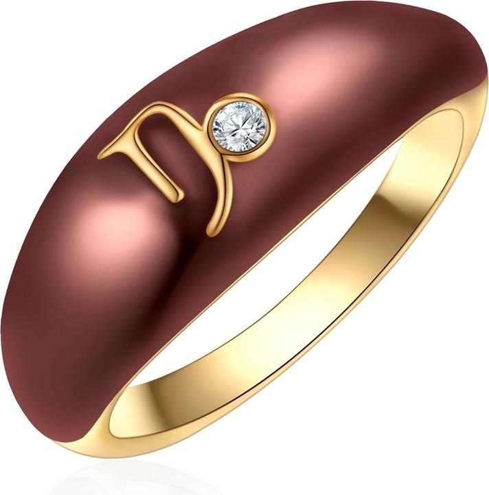 Produktbild Glanzstücke München Damen Ring Sternzeichen Steinbock - 35960 (48, 925 Silber)