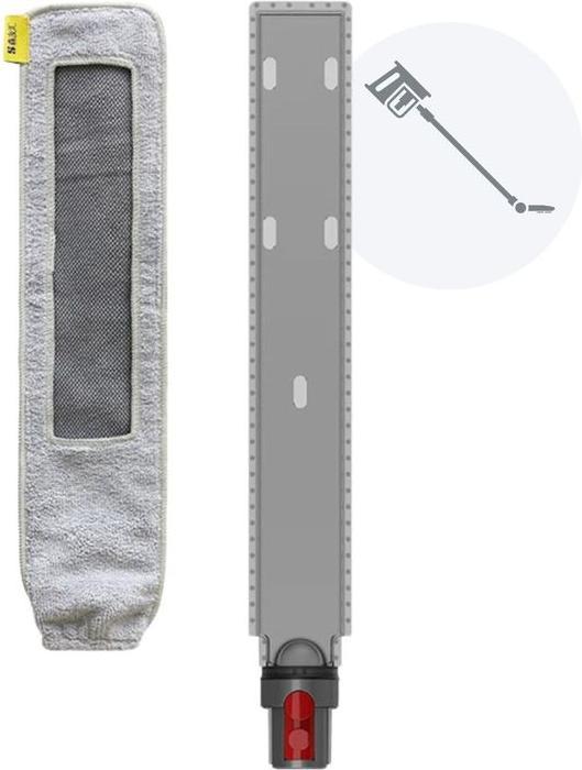 Produktbild Hermex Mikrofasertuch Staubwedel Reinigungstuch Aufsatz für Dyson Staubsauger