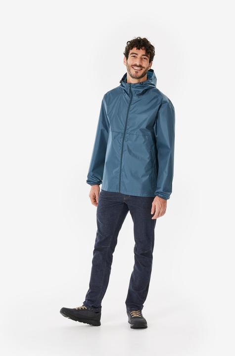 Produktbild Quechua Regenjacke Herren - Raincut Fullzip blau (S)