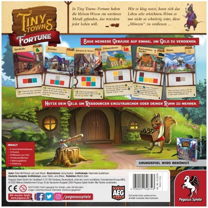 Immagine prodotto Pegasus Tiny Towns: Fortuna (Tedesco)