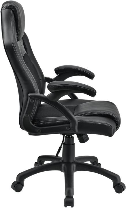 Actual product image Juskys Montreal Racing Desk Chair in Black