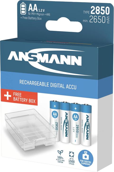 Actual product image Ansmann Digital Type 2850 (4 pcs., AA, 2850 mAh)