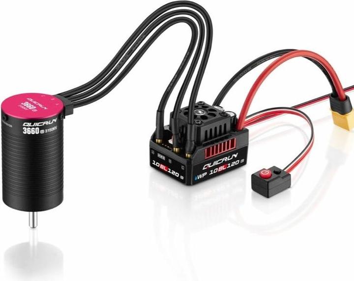 Image du produit Hobbywing Combo WP10BL120G2 avec 3652SL-5400KV-G2