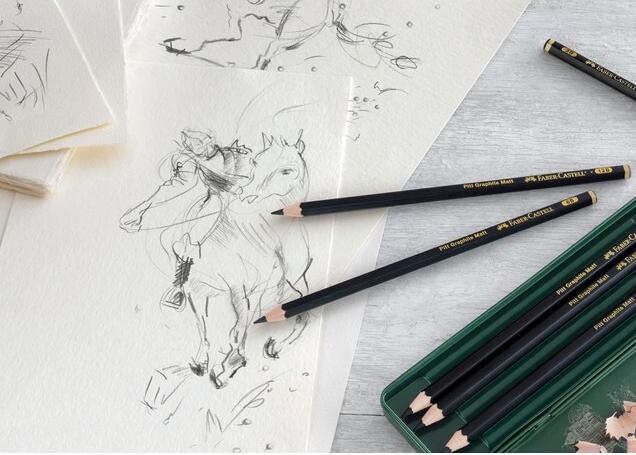 Actual product image Faber-Castell Pitt Graphite 6some (M, 6 x)