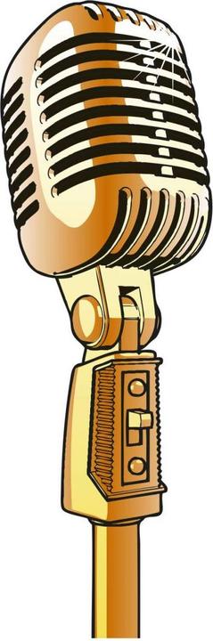 Image du produit Trenddeko Microphone rétro (10 x 30 cm, 30 x 90 cm, 33 x 100 cm, 17 x 50 cm, 23 x 70 cm)