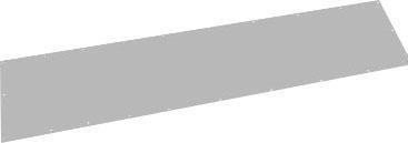 Immagine prodotto Cubic Glat daeksel, 2 x 10 modul, 374 x 1910 mm LxA.