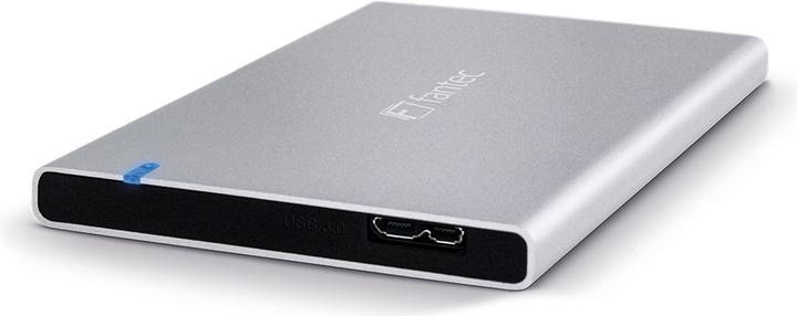 Fantec ALU-7MMU3 Contenitore esterno per HDD SATA III da 6,35 cm e 2,5 pollici con altezza di 7 mm USB 3.0 (2.5")