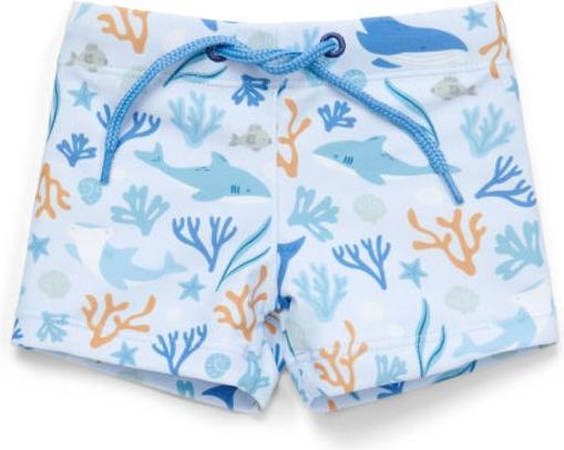 Little Dutch Badeshorts Ocean Dreams Blue - 86/92 (92)