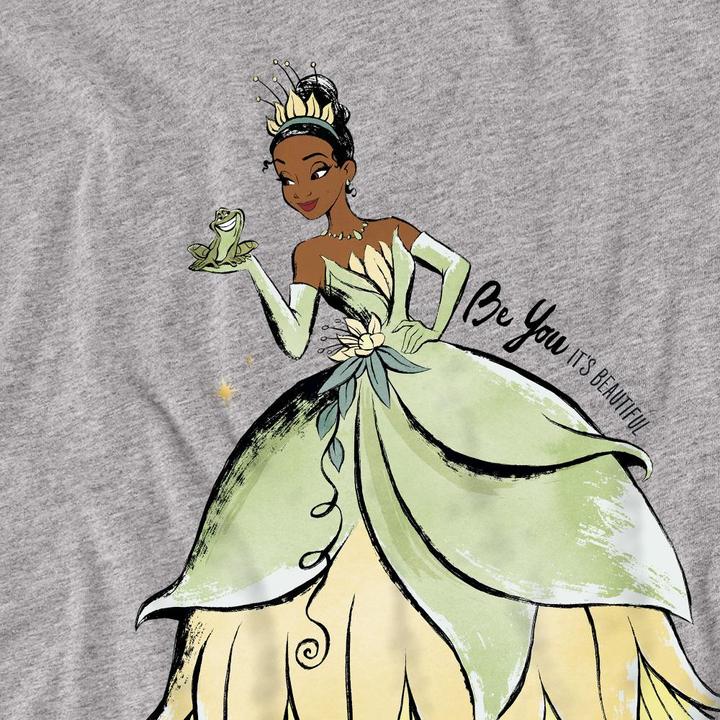 Actual product image Disney Princess Unisex Adult Be You, It's Beautiful Tiana T-Shirt (M)