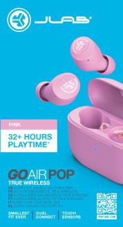 Actual product image JLab Audio Go Air Pop (No noise cancelling, 8 h, Wireless)