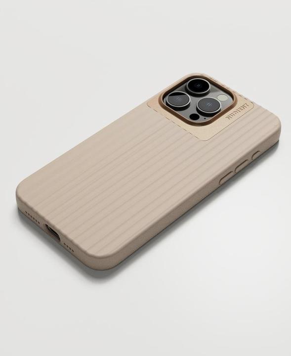 Immagine prodotto Nudient Cover posteriore Bold Case iPhone 15 Pro Max Linen Beige (Apple iPhone 15 Pro Max)
