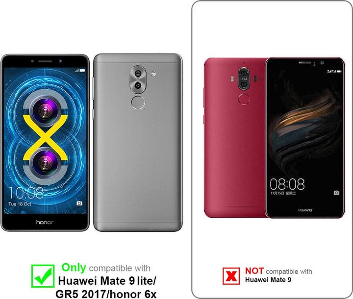 Actual product image Cadorabo Display protection glass (3 Piece, Mate 9 Lite, Fee 6X, Huawei GR5)