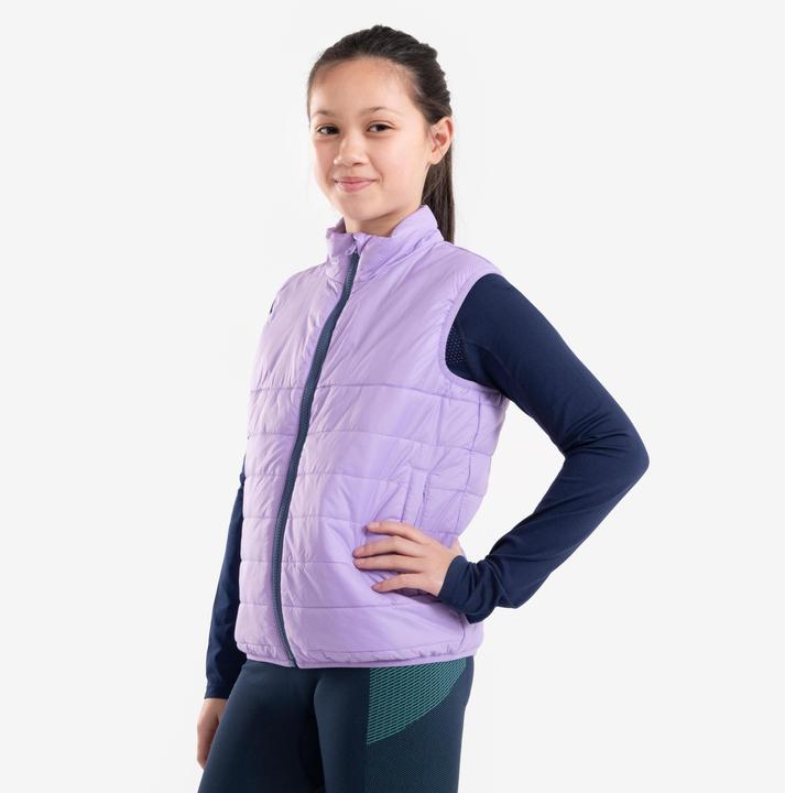 Immagine prodotto Kiprun Giacca da running per bambini 3-in-1 impermeabile e rimovibile - viola (122)