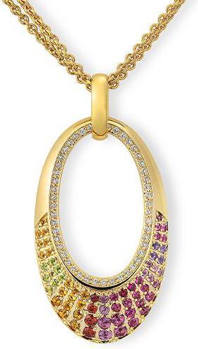 Image du produit Breuning PENDENTIF - E.RHODOLITH/Brill. 0,264 Ct. H/si (Or 750/18 K)