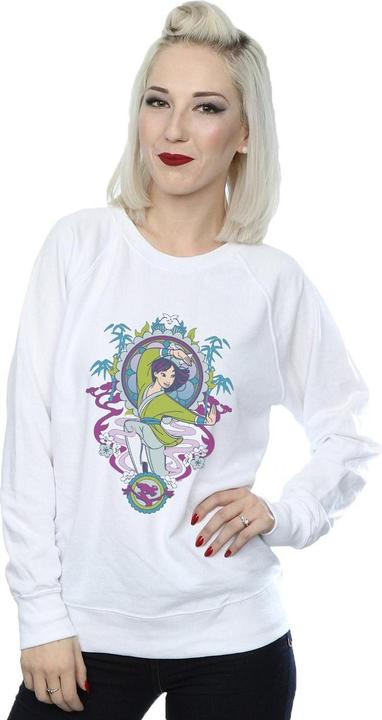 Actual product image Disney Womens/Ladies Mulan Ornamental Sweatshirt (S)