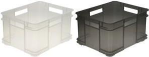 Produktbild keeeper Staukasten Euro-Box XL "bruno", 28 Liter, grau kristallgrau, extrem stabil, rundum ri (28 l)