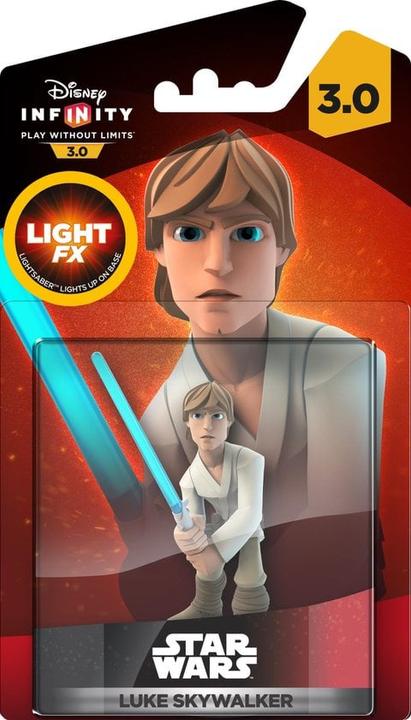 Disney Interactive Studios 3.0 Figures Star Wars Light Up Luke Skywalker Figurine