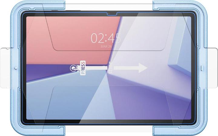 Productafbeelding Spigen Glass.TR Sam Tab S9+ Plus 12.4" X810/X816B "EZ FIT" szkło hartowane AGL06999 (1 Stuk, Galaxy Tab S9 Plus)
