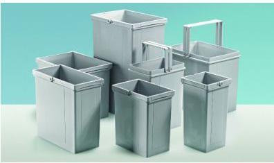 Produktbild Hettich Einzeleimer Bc 10l Kst Grau (10 l)