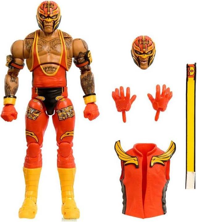 Actual product image Mattel WWE Ultimate Edition Action Figure Rey Mysterio 15 cm