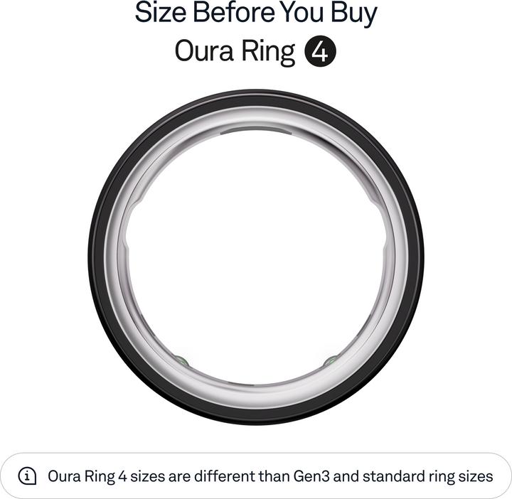 Actual product image Oura Ring 4 (9, Black)