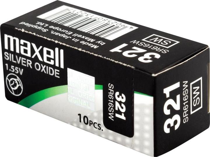 Image du produit Maxell Pile bouton SR616SW (10 pcs, SR616, 16 mAh)
