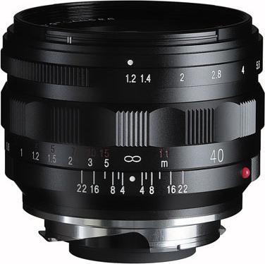 Voigtländer Nokton 40mm / 1.2 VM asph. II schwarz