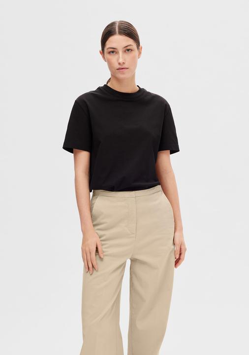Actual product image Selected Femme Mock Neck T-Shirt (S)