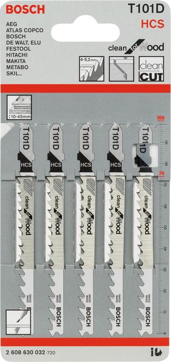 Produktbild Bosch Professional Zubehör T 101 D Clean
