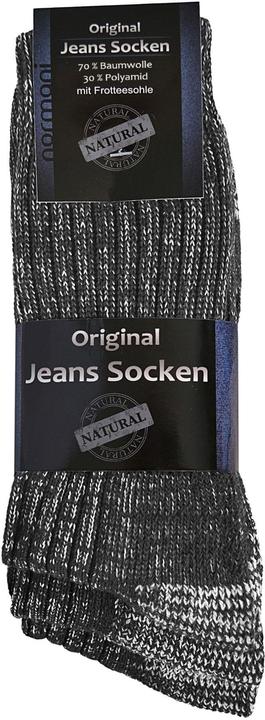 Actual product image Normani 6 pairs of denim socks with terry sole (pack of 6, 47 - 50)
