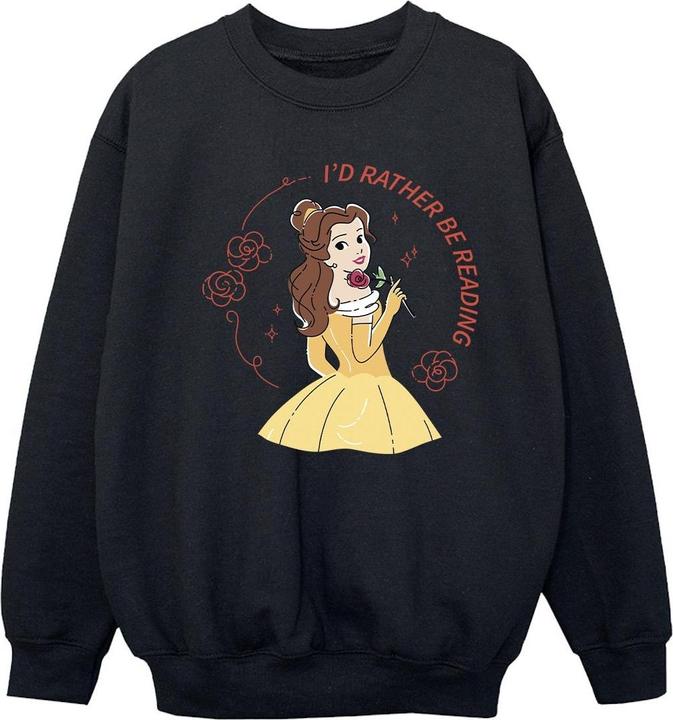 Immagine prodotto Disney Beauty And The Beast I'd Rather Be Reading Felpa Ragazze (152, 158)