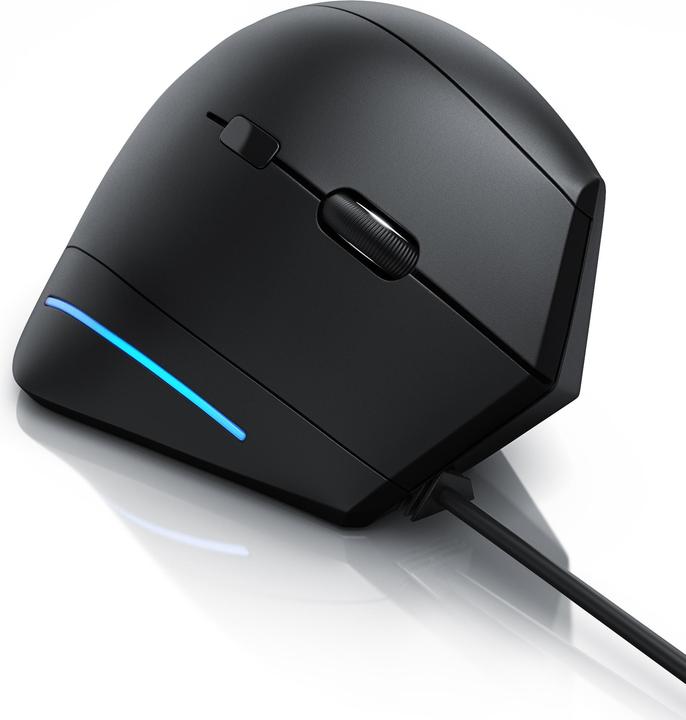 CSL Mouse USB verticale, cablato, mouse verticale ergonomico per la prevenzione del braccio del (Cablato)