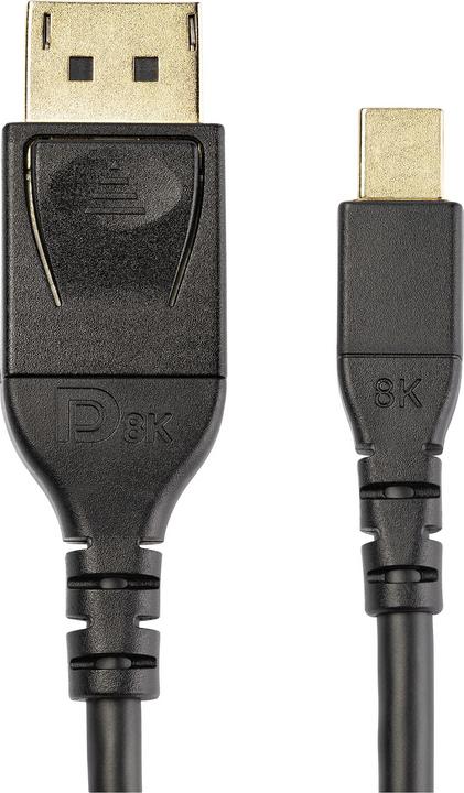 Actual product image StarTech VESA Certified Mini DisplayPort to DisplayPort 1.4 Cable - HBR3 HDR - Super mDP to DP 1.4 (1 m, DisplayPort)