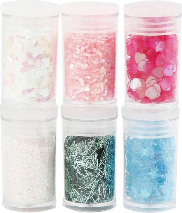 Produktbild Creativ Company Glitters en Pailletten, 6x5 gram