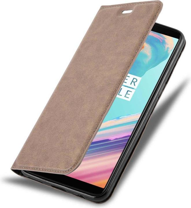 Actual product image Cadorabo Book Invisible Magnet Cover (OnePlus 5T)