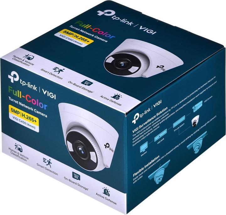 Immagine prodotto TP-Link Cam Torretta di rete 5MP VIGI C450(4mm) (2880 x 1620 Pixels)