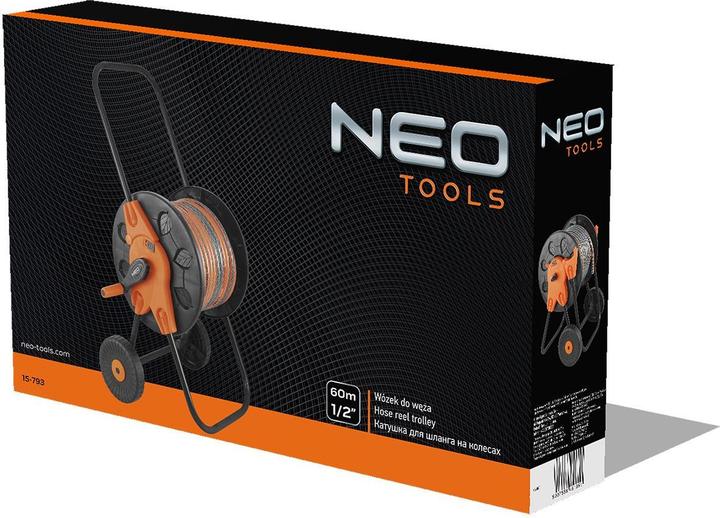 Image du produit Neo Chariot dévidoir (chariot pour tuyau d'arrosage, plastique, jusqu'à 60 m de tuyau 1/2") (60 m)