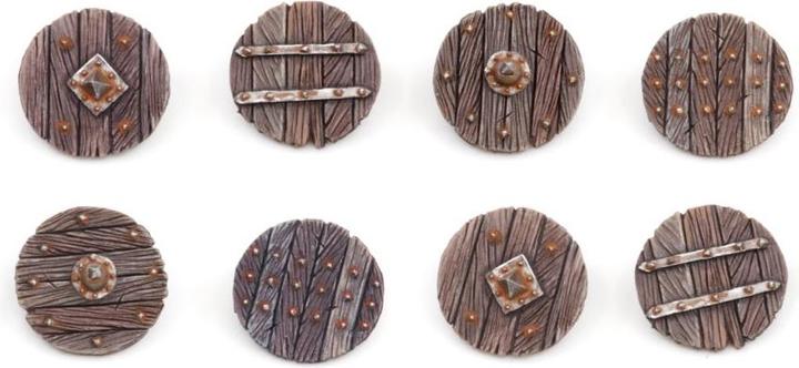 Produktbild Tabletop-Art Dekoration Fantasy Warrior Shields – Set 1 8 Teile (Metall)