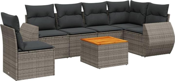 Immagine prodotto VidaXL Set da salotto da giardino da 10 pezzi con cuscini