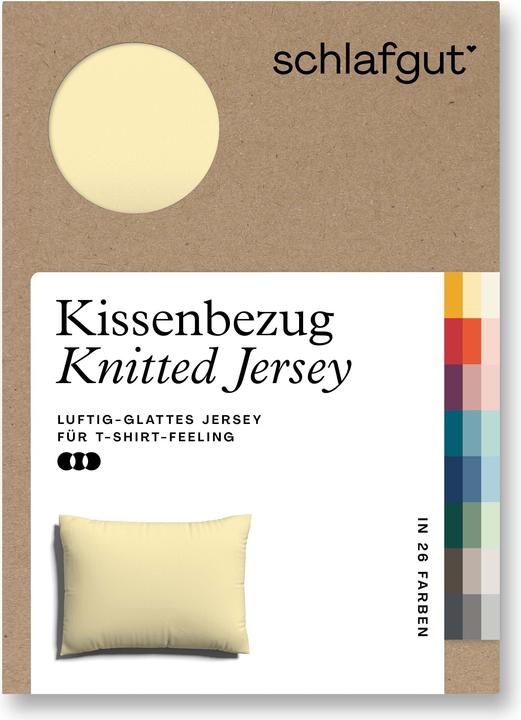 Actual product image schlafgut Knitted Jersey (Duvet cover, 70 x 90 cm)