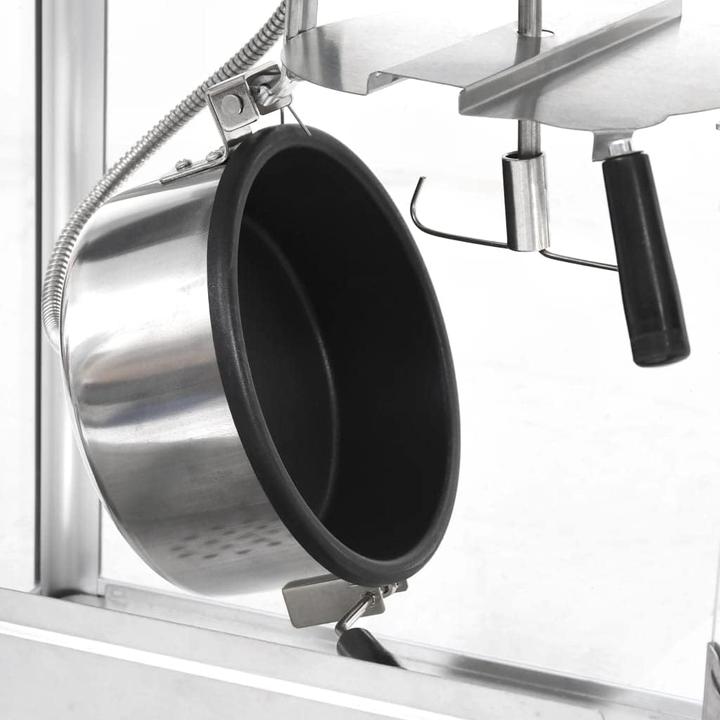 Immagine prodotto VidaXL Macchina per popcorn con padella in teflon, 1400 W