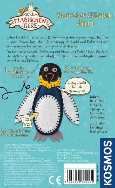 Immagine prodotto Kosmos La scuola degli animali magici - Magical Sewing Fun Juri