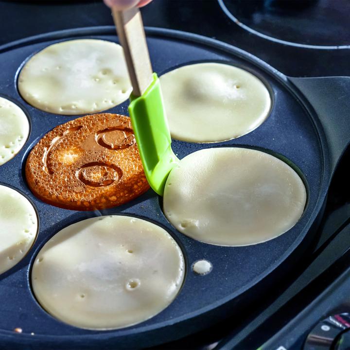 Actual product image Relaxdays Pancake pan (2.65 cm, Pan set + pot set, Aluminium)