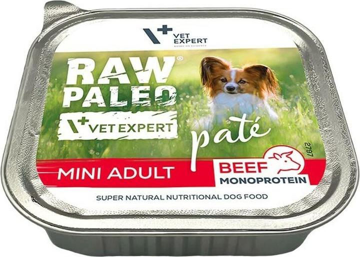 Produktbild Raw Paleo Pate Mini Adult Beef - wet dog food - 150 g (150 g)