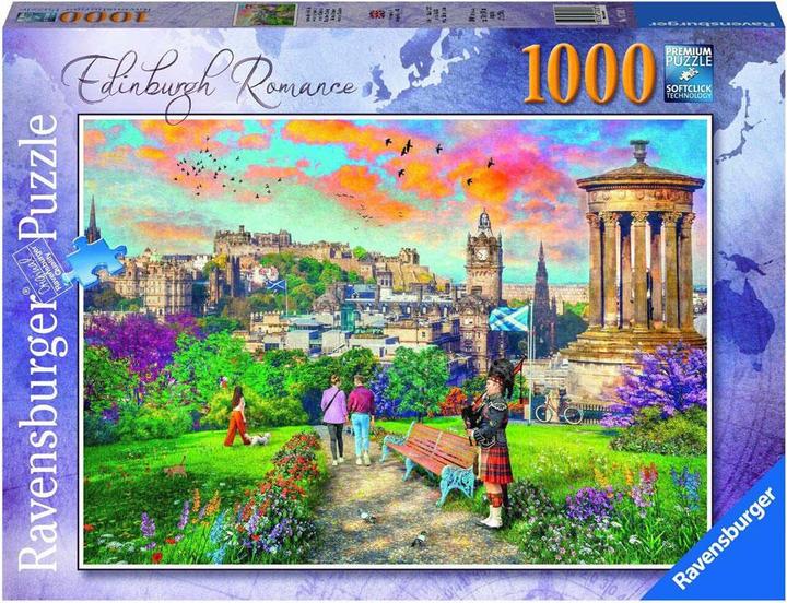 Actual product image Ravensburger Puzzle Edinburgh Romance, 1000 pieces. (1000 pieces)