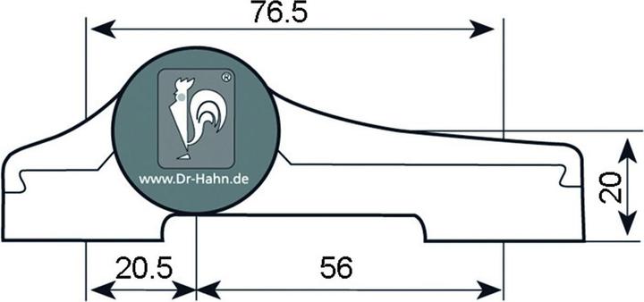 Actual product image Dr. Hahn Door hinge cock series 4 / A 963