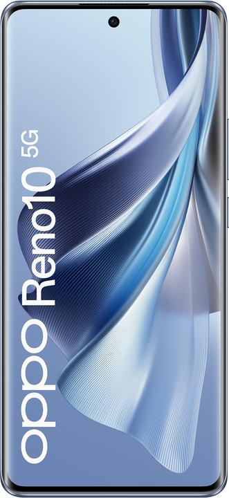 Actual product image OPPO Reno 10 (256 GB, Ice Blue, 6.70", Dual SIM, 64 Mpx, 5G)