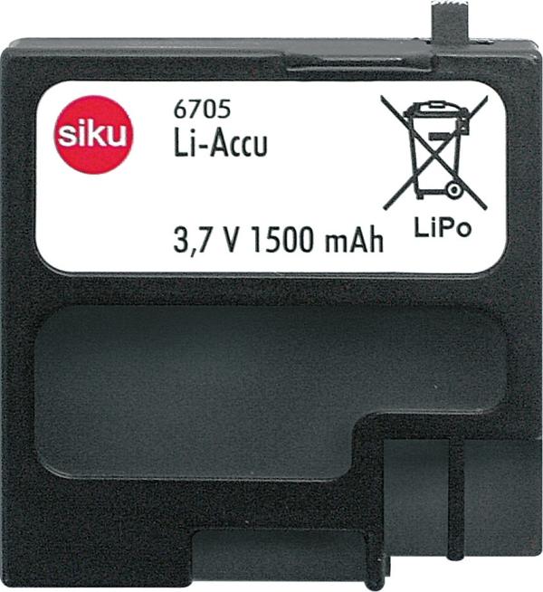 Actual product image Siku Power battery 3.7V LiPo 1500mAh (3.70 V, 1500 mAh)
