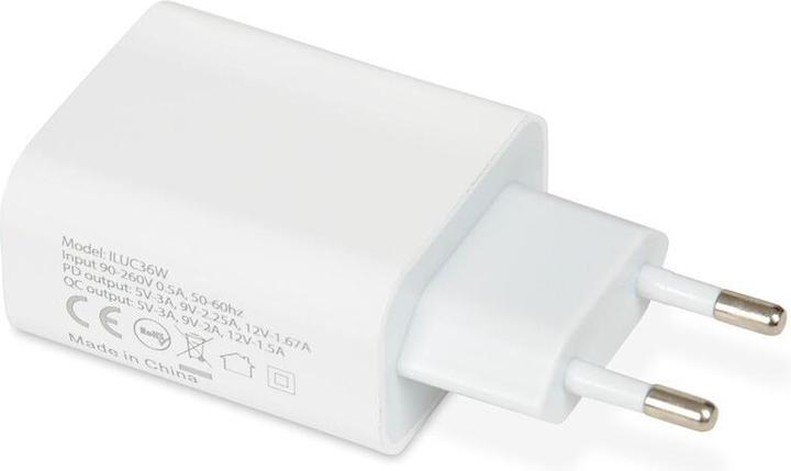 Actual product image iBox Travel charger I-BOX C-36 PD20W white (20 W)
